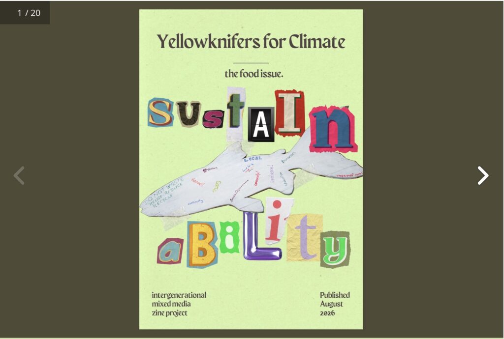 Yellowknife Seniors Climate Change Zine